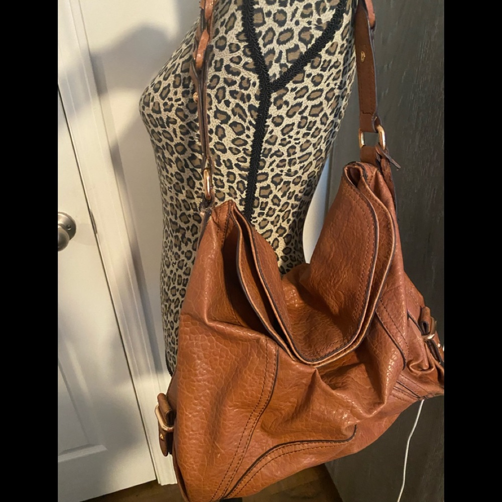 Leather hobo purse